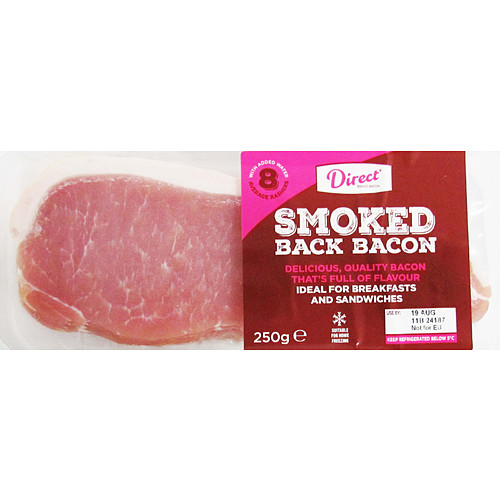 DIRECT SMONKED BACK BACON