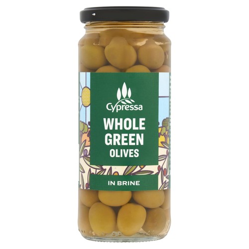 CYPRESSA WHOLE GREEN OLIVES