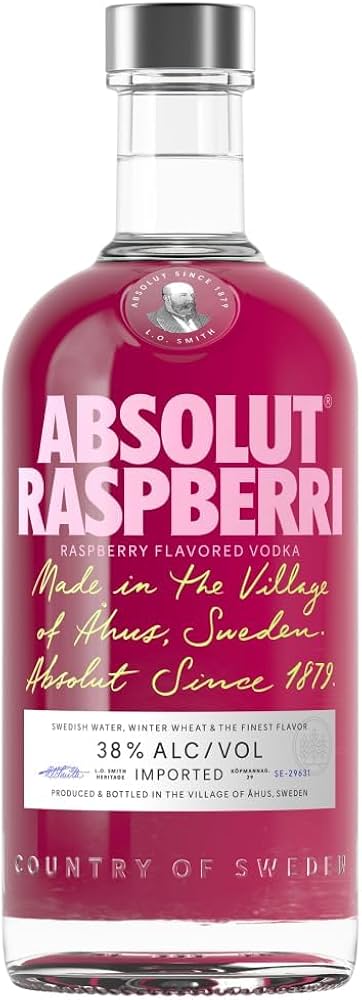 ABSOLUT VODKA RASPBERRI 38%