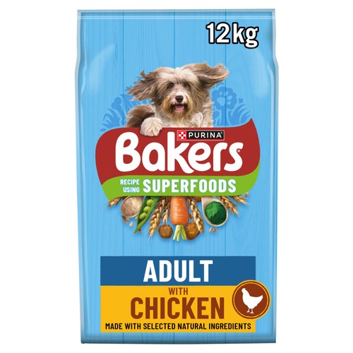 BAKERS ADULT CHKNVEG PM375