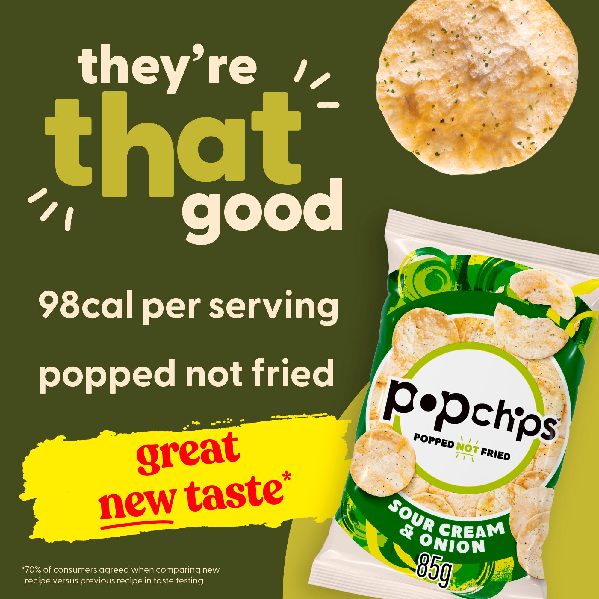 POPCHIPS SOUR CREAM & ONION
