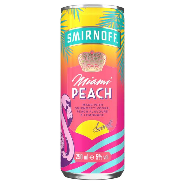 SMIRNOFF MIAMI PEACH 250ML