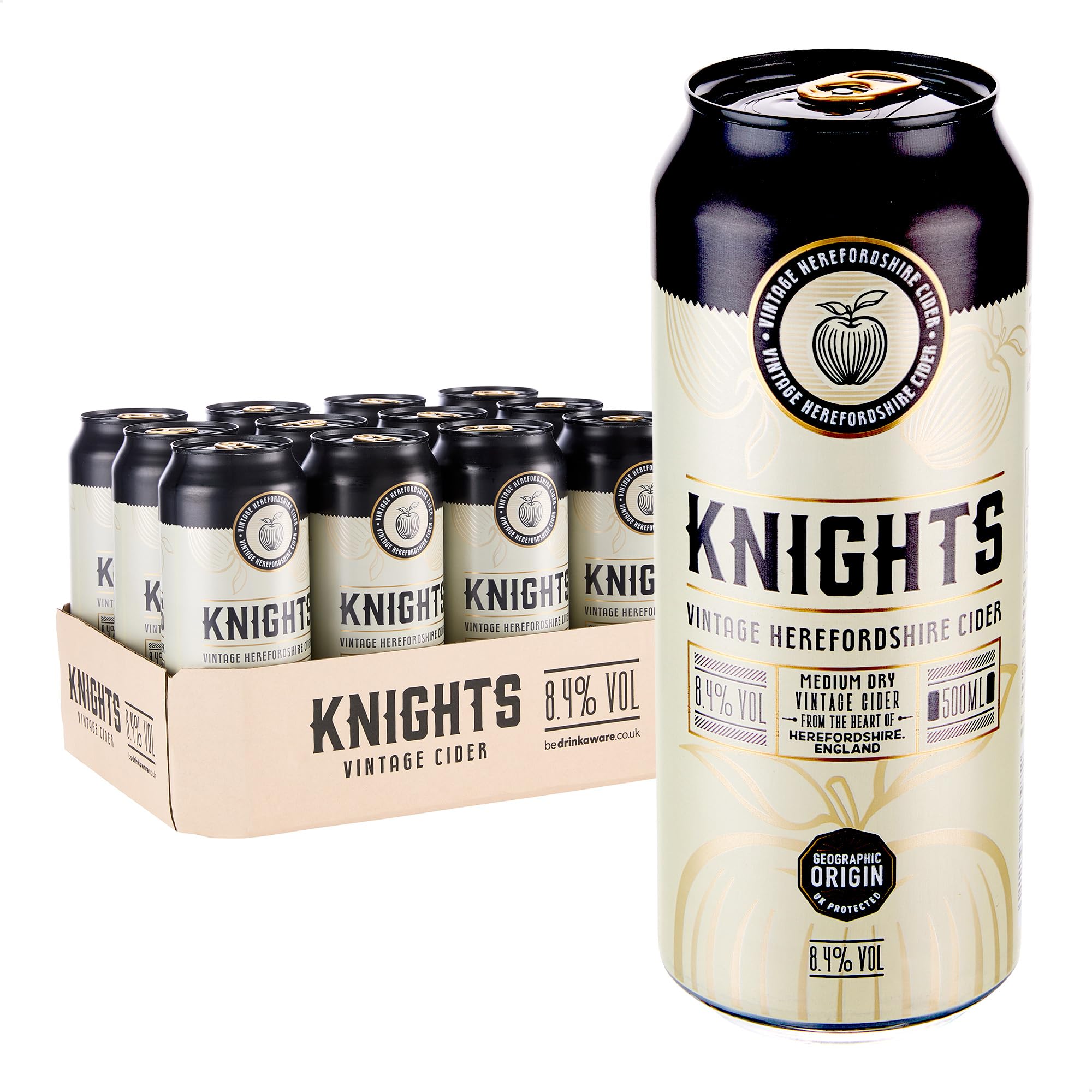 KNIGHTS CIDER  8.4% ABV