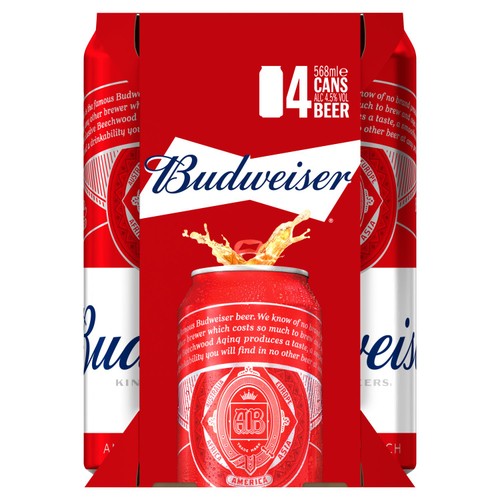 BUDWEISER 4X568ML PM759