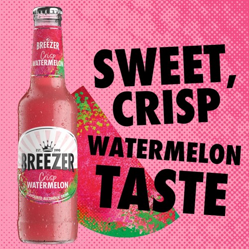 BACARDI BREEZER W/MELON 275M