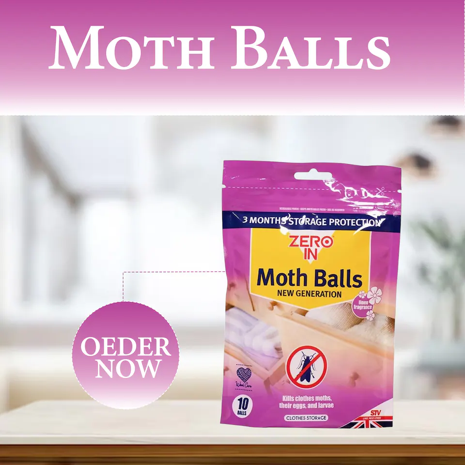 ZERO IN MOTH BALLS
