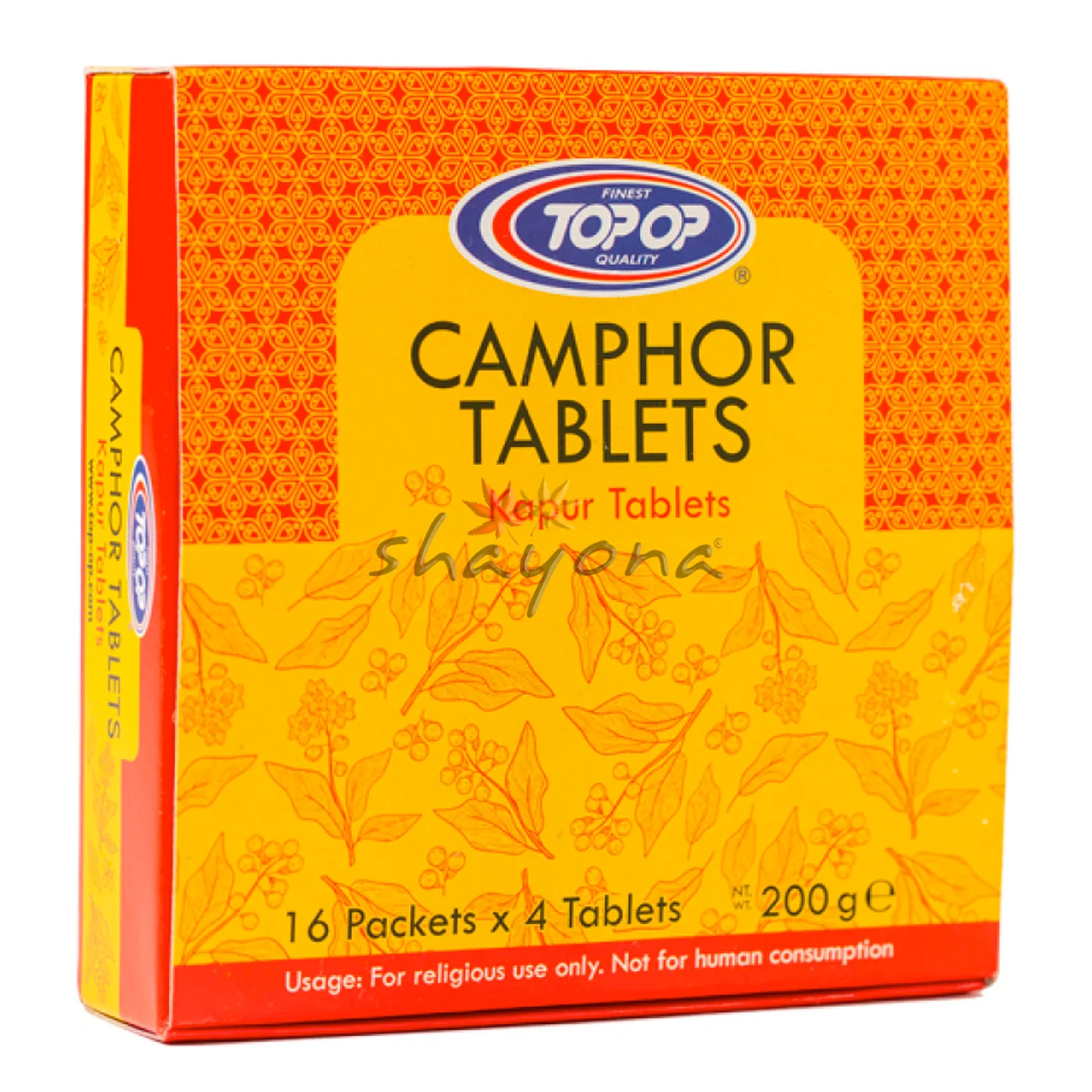 TOP OP CAMPHOR TABLETS BOX