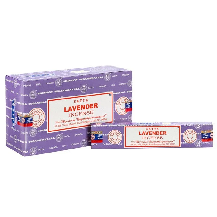SATYA LAVENDER INCENSE STICKS