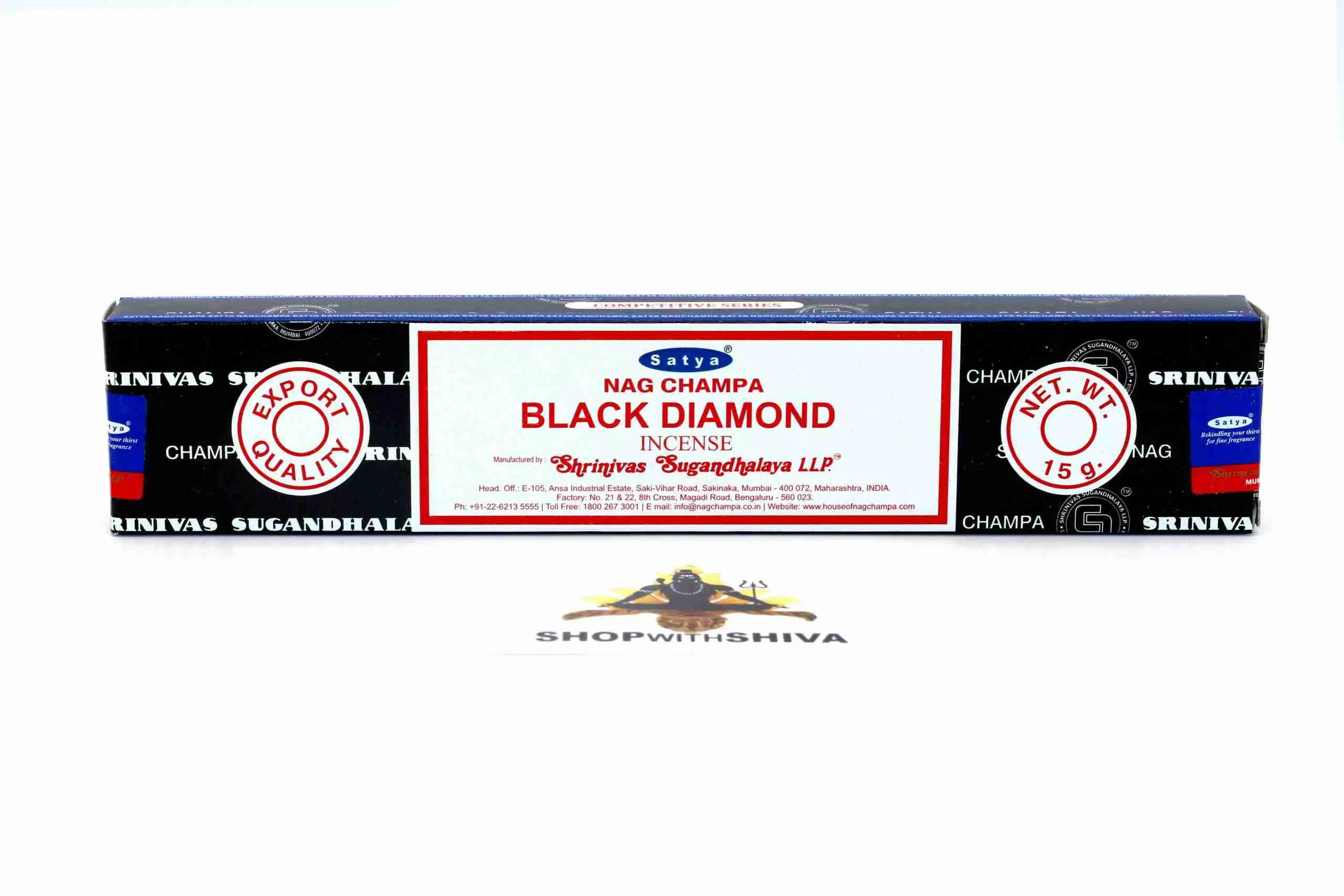 SATYA BLACK DIAMOND INCENSE STICK
