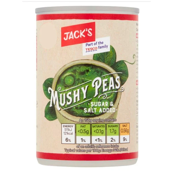 JACKS MUSHY PEAS PM85
