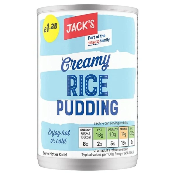 JACKS RICE PUDDING PM129