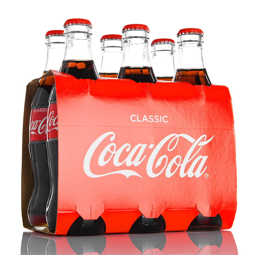 COCA COLA CLASSIC GLASS BOTTLE