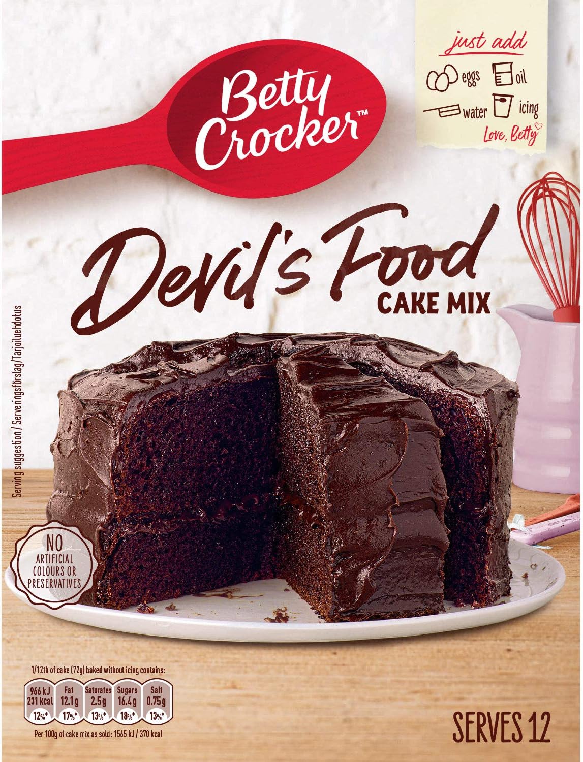 BC DEVILS FOOD CAKEMIX PM319