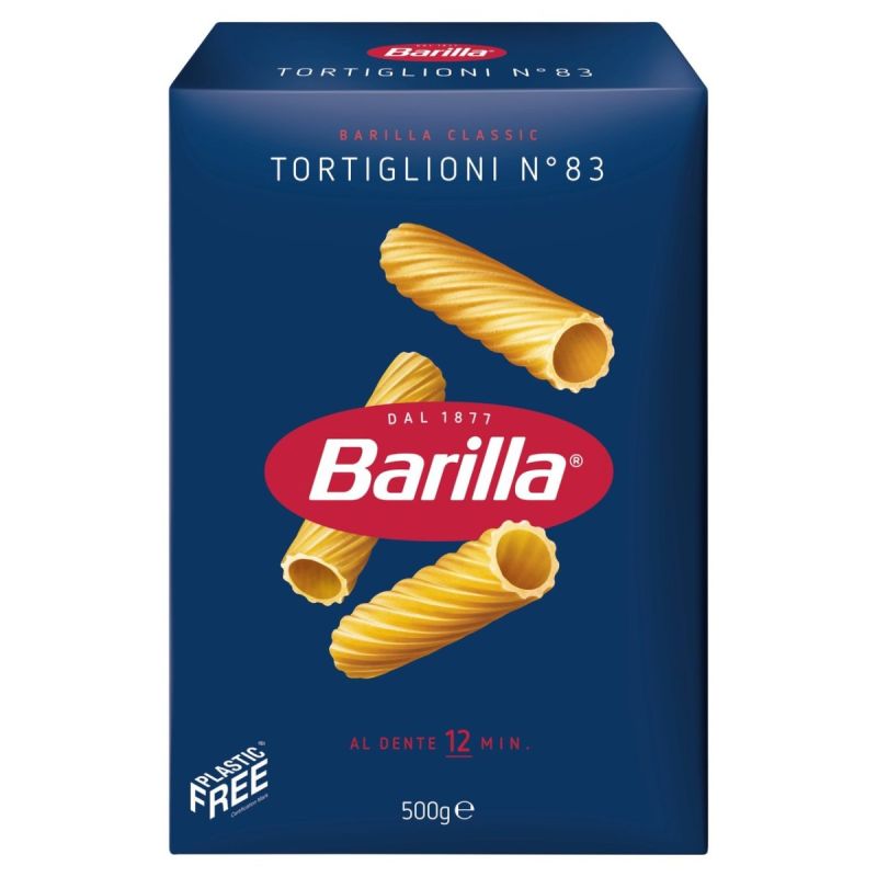 BARILLA TORTIGLIONI RIGATI PASTA