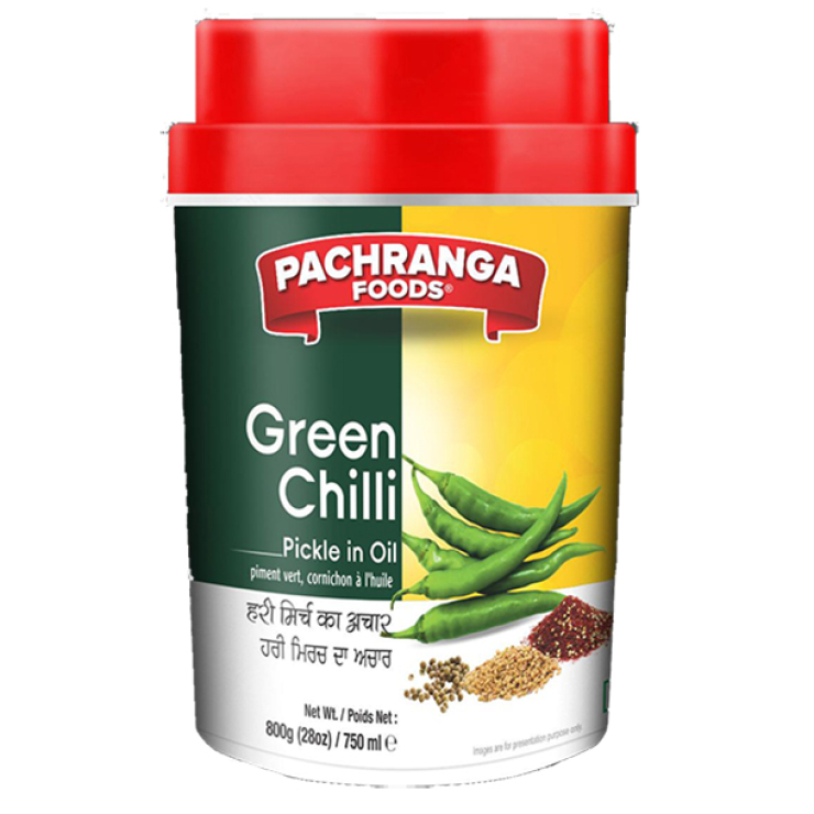 PACHRANGA GREEN CHILLI PICKLE (JAR)