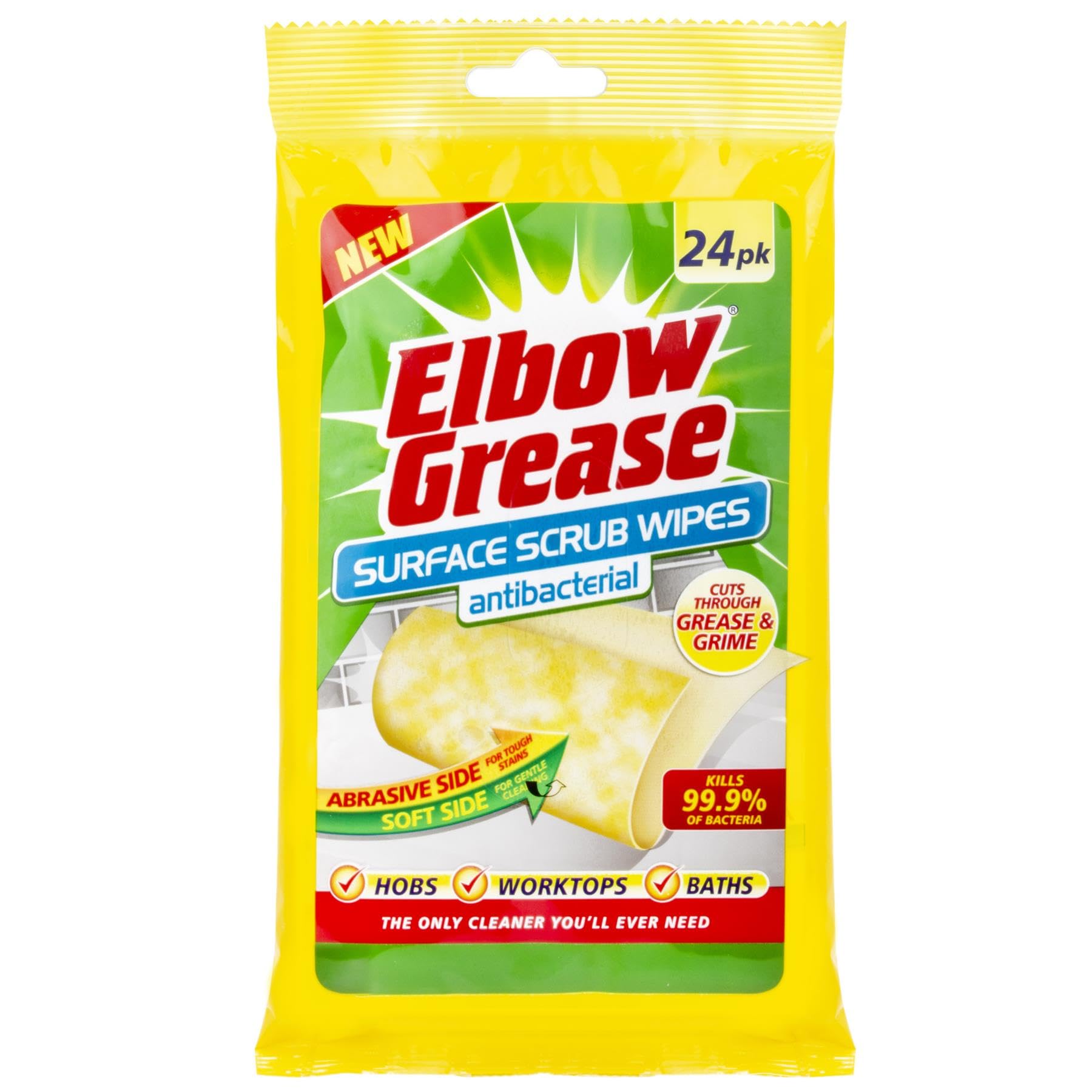 ELBOW GREASE  SCRUB WIPES