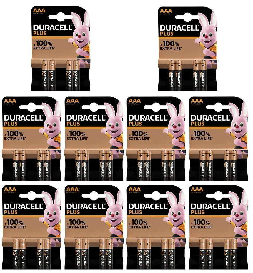 DURACELL PLUS 100% AAA