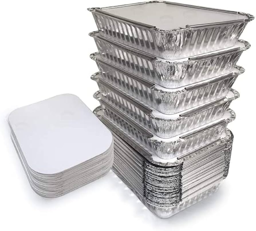 S/STAR LARGE FOIL ROASTING DISH W LID