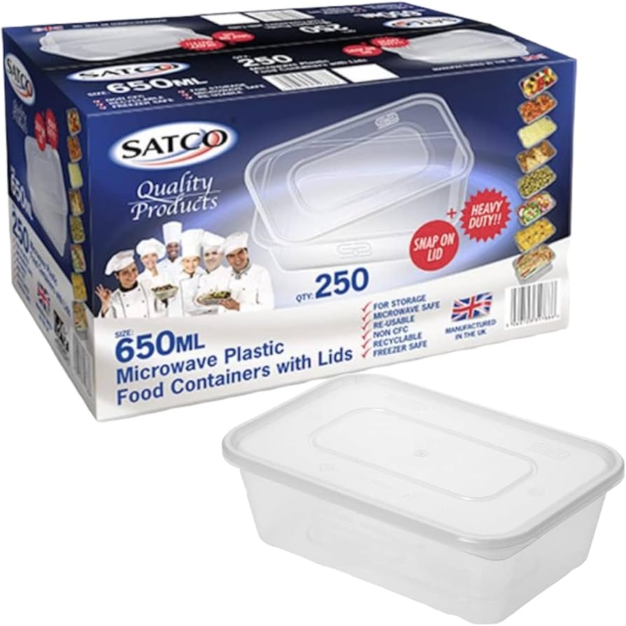 SATCO MICROWAVE CONT & LID 650CC