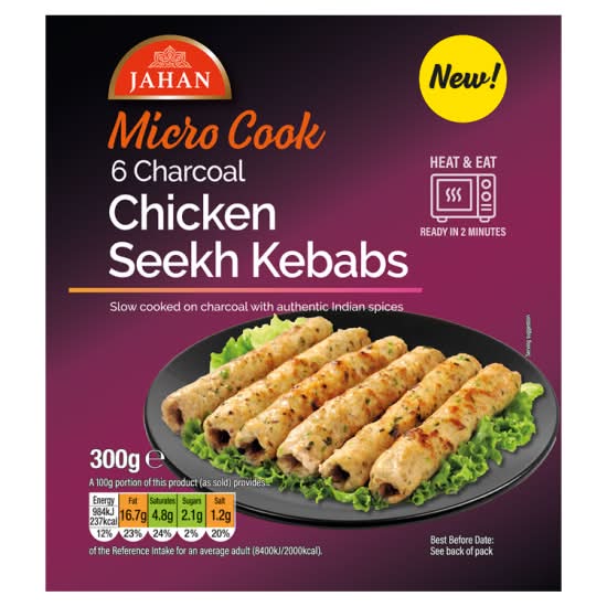 JAHAN CHICKEN SEEK KEBABS 6'