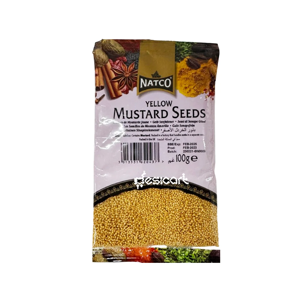 NATCO MUSTARD SEEDS YELLOW