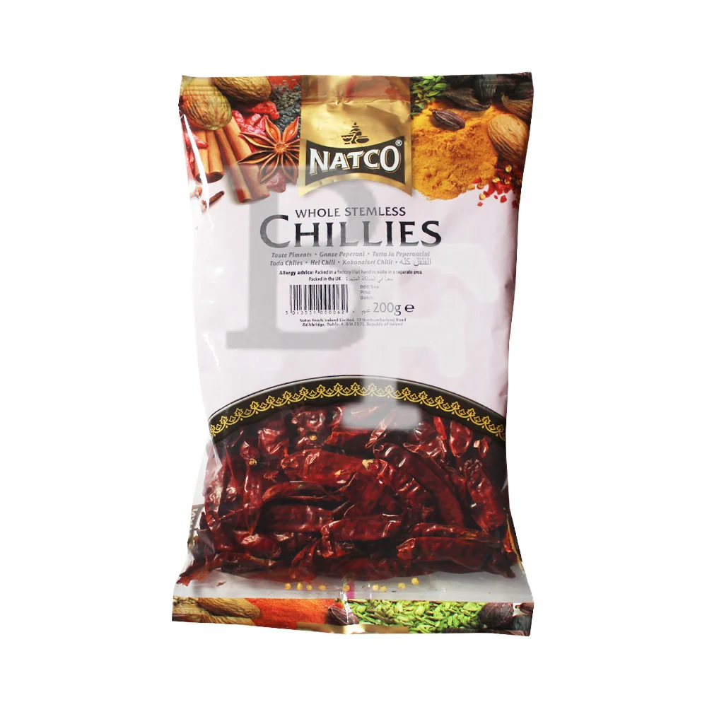 NATCO CHILLIES WITH STEMLESS