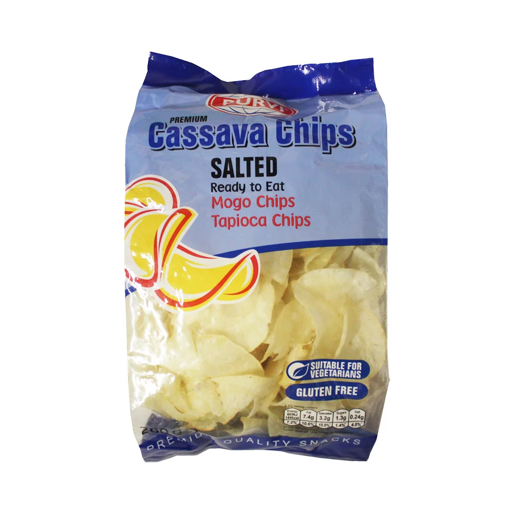 PURVI CASSAVA CHIPS SALTED
