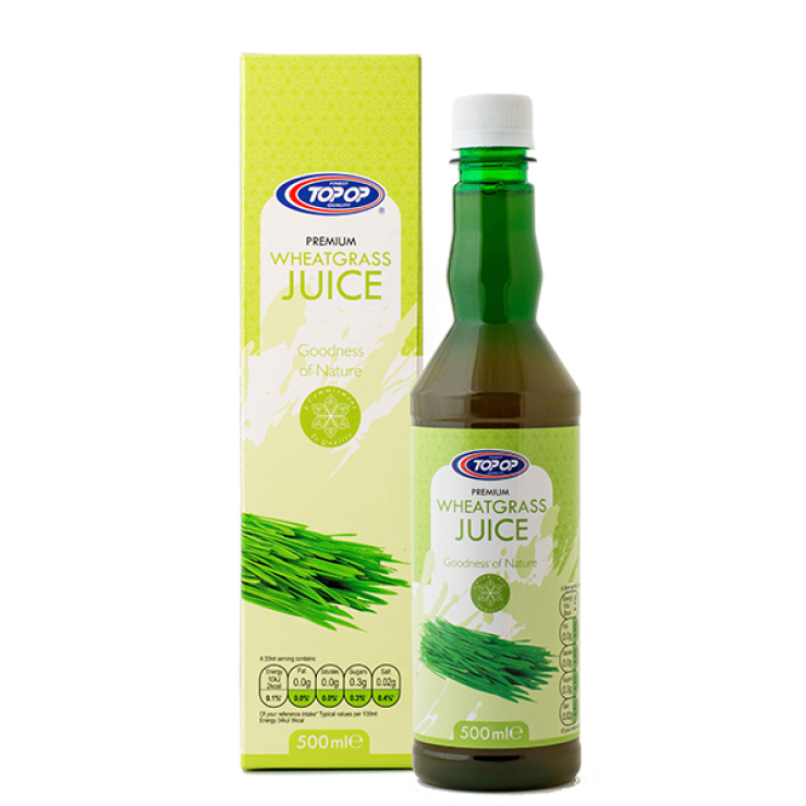 TOP OP WHEATGRASS JUICE
