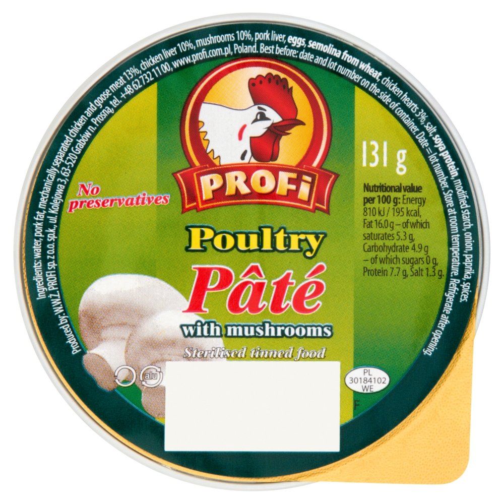 PROFI POULTRY PATE WITH MUSHRO