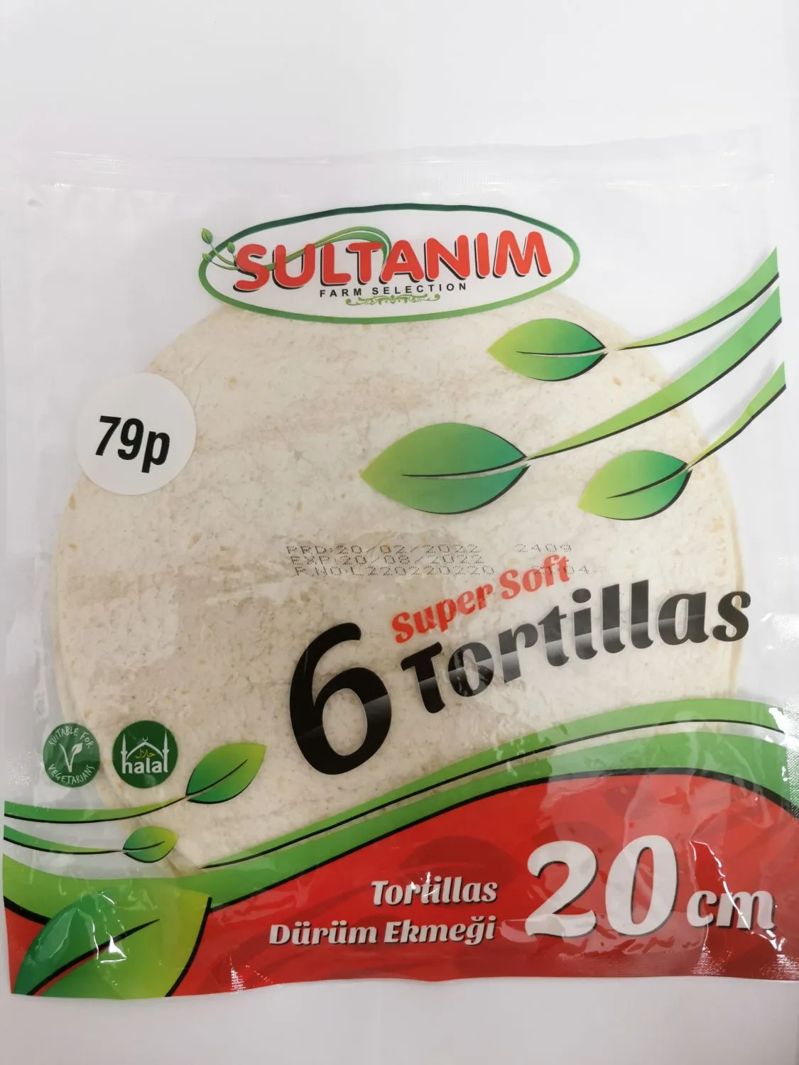 SULTANIM WHEAT TORTILLAS