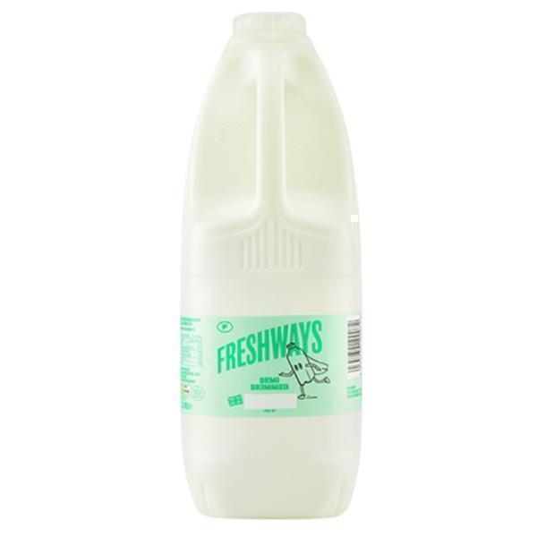 FRESHWAYS SEMI SKMMED MILK