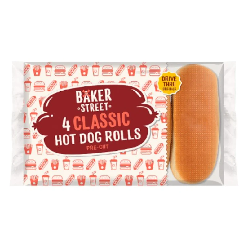 BAKER ST L/L HOT DOG ROLLS