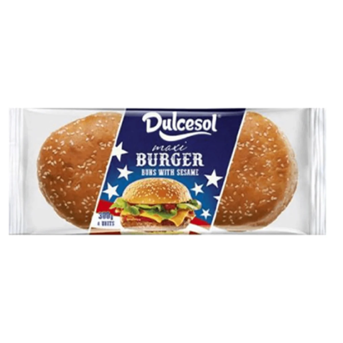 DULCESOL MAXI SEEDED BURGER BUNS