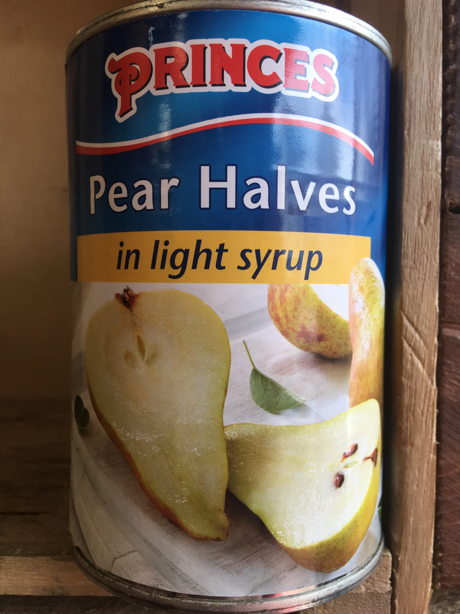 PRINCES PEAR HALVES IN SYRUP
