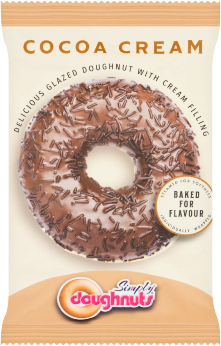 COCOA CREAM RING DOUGHNUT