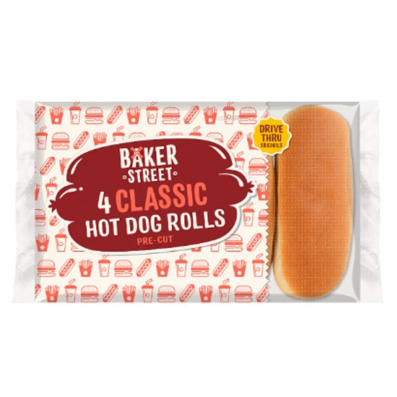 BAKER STREET HOT DOG ROLLS