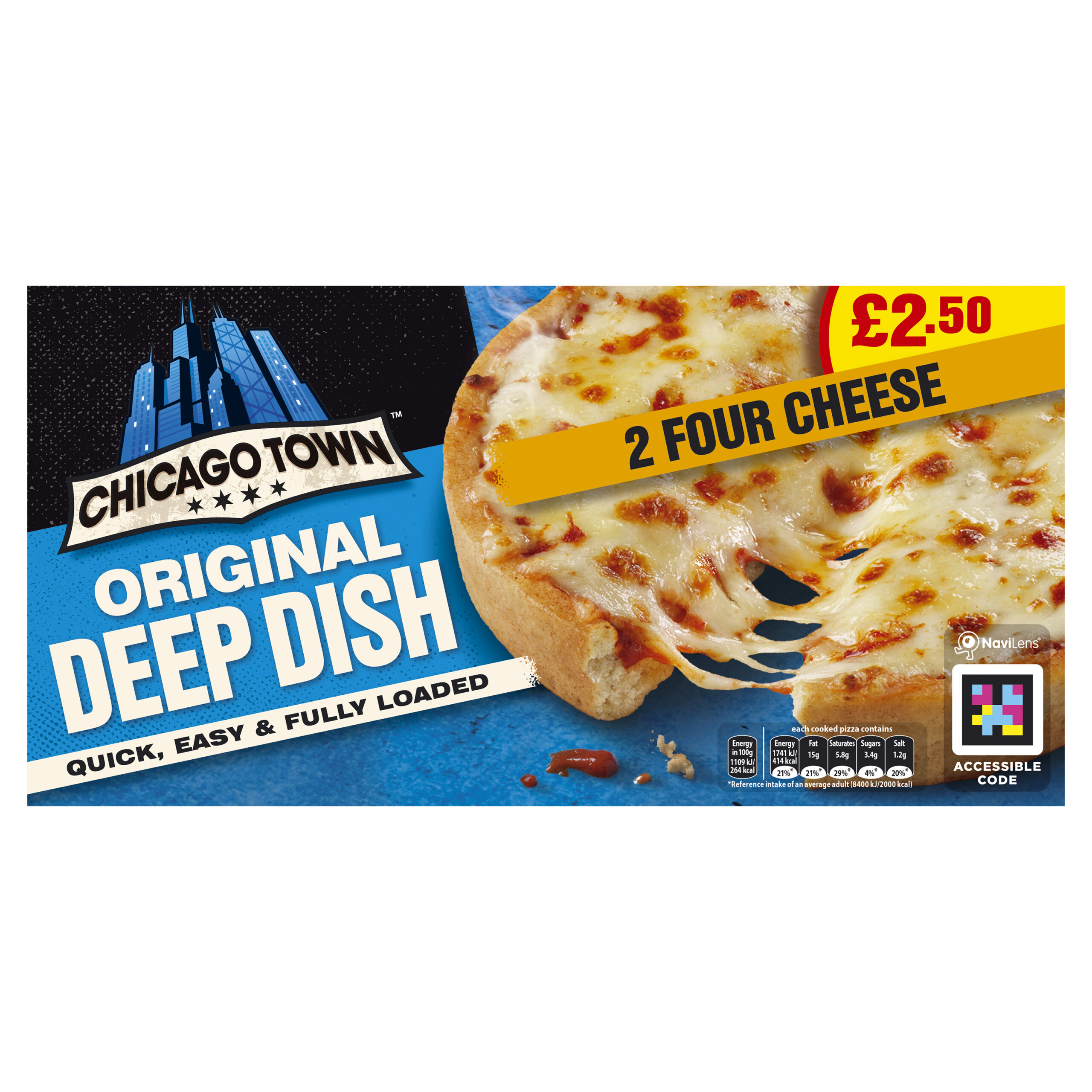CT DD FOUR CHESE PIZZA PM250