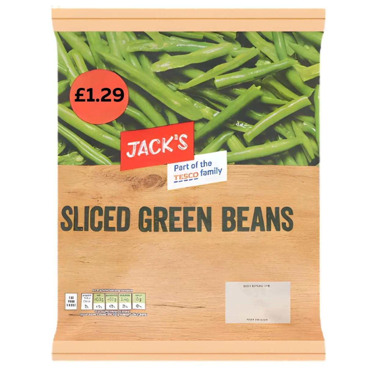 JACKS SLICED GREEN BEANS PM1