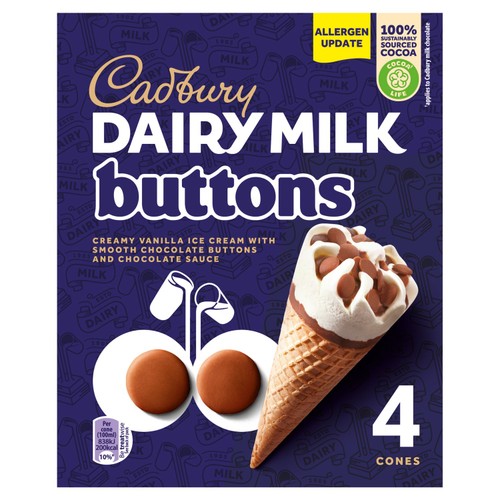 CAD BUTTONS ICE CREAM CONE