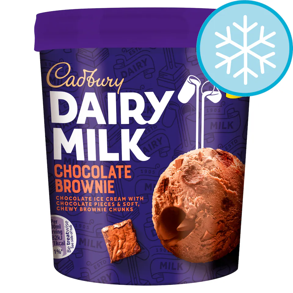 CAD CHOC BROWNIE IC TUB