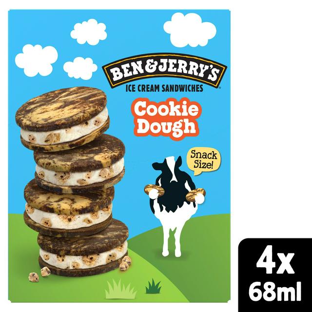 B&J COOKIE DOUGH SANDWICH