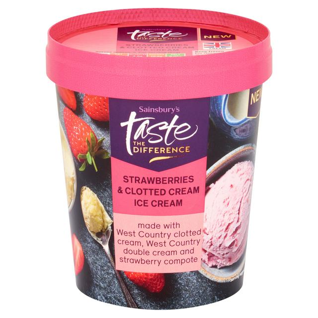 STRAWBERRY & CREAM IC TUB