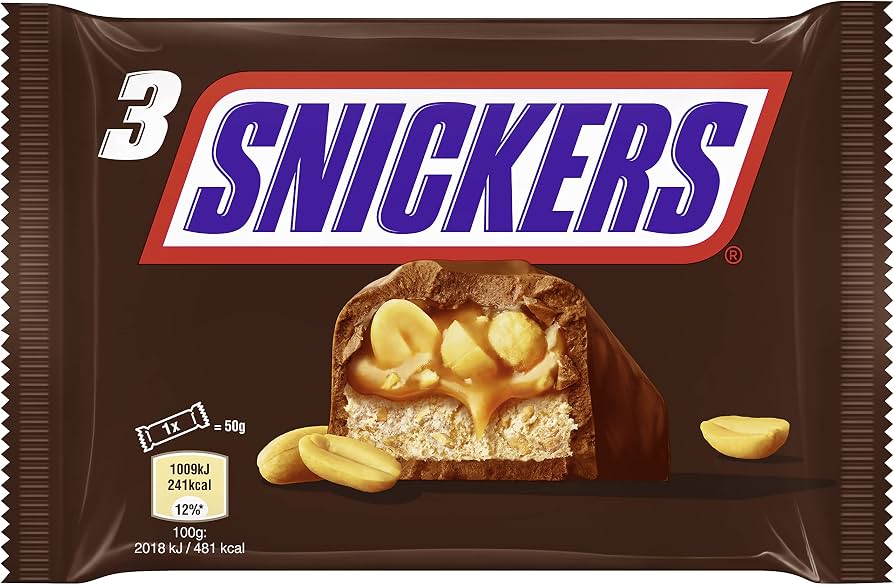 SNICKERS BARS 3PK PM175