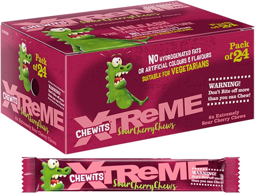 CHEWITS XTREME SOUR CHERRY