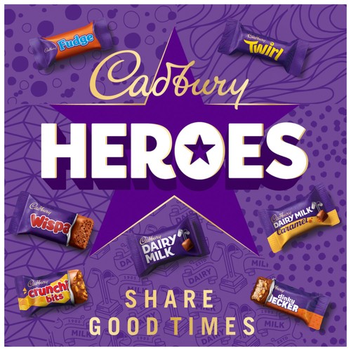CADBURY HEROES LRG CARTON