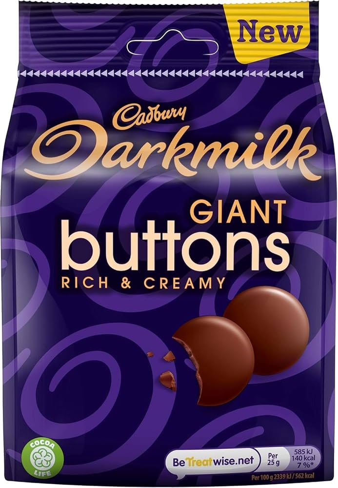 CDM DARK MILK BUTTONS