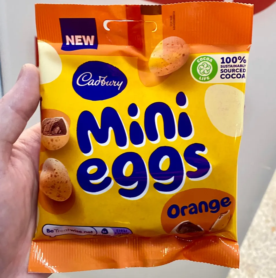 CADBURY MINI EGG ORANGE BAG